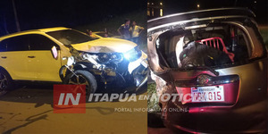 TRES HERIDAS TRAS BRUTAL COLISIÓN EN ENCARNACIÓN - Itapúa Noticias
