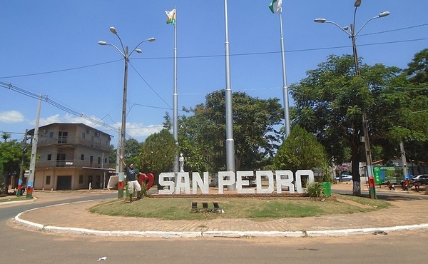 Incidentes frente a la Municipalidad de San Pedro de Ycuamandiyu