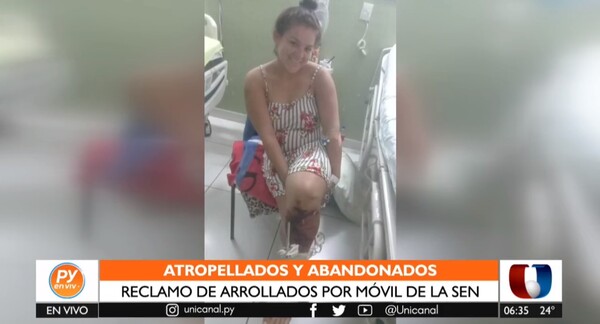Víctimas de accidente con móvil de la SEN denuncian abandono de responsables - Unicanal