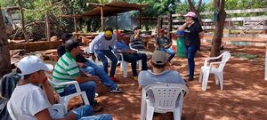 Zulma recibió el afecto y apoyo de pobladores de distintas comunidades de Bella Vista