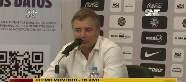 Diego Aguirre, nuevo DT de Olimpia - SNT