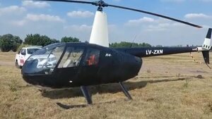 Narco argentino pretendía fugarse con helicóptero “paraguayo” y refugiarse en Paraguay - Policiales - ABC Color