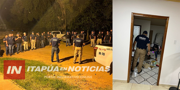 CASO FAMILIA OSORIO PARODI: ALLANARON 3 VIVIENDAS EN SAN PEDRO DEL PNÁ. - Itapúa Noticias
