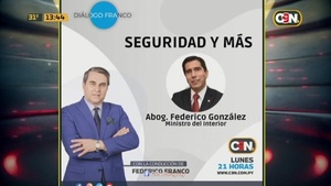 Hoy en Diálogo Franco: Seguridad y más - C9N
