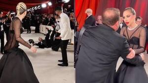 Diario HOY | Lady Gaga cautiva en los Oscars al auxiliar a fotógrafo y emotiva canción en vivo