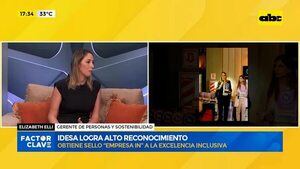 Video: IDESA logra alto reconocimiento  - Factor Clave - ABC Color