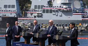 La Nación / Molesta a China pacto de EEUU para vender submarinos nucleares a Australia