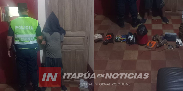 CAPTURARON A UN SUPUESTO LADRÓN EN ENCARNACIÓN - Itapúa Noticias