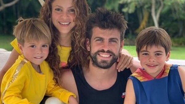 Piqué solo quiere que los hijos que tuvo con Shakira "estén bien"