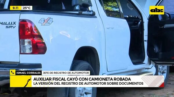 Video: versión del registro automotor sobre documentos - ABC Noticias - ABC Color