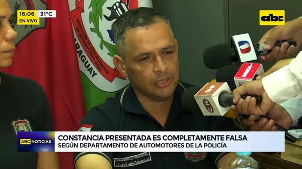 Video: ‘‘Constancia presentada es completamente falsa’' - ABC Noticias - ABC Color