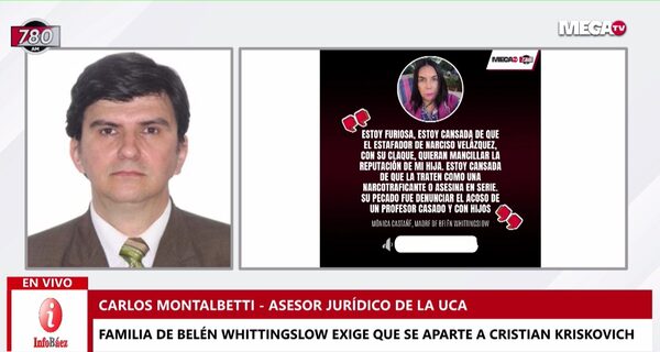 Causa por supuesto acoso sexual contra Kriskovich ya no existe, aclara asesor jurídico de la UCA - Megacadena — Últimas Noticias de Paraguay