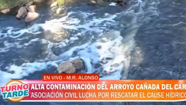 En Mariano Roque Alonso denuncian contaminación de arroyo