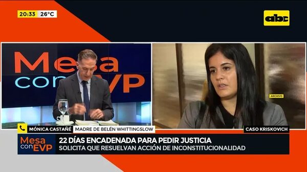 Video: 22 días encadenada para pedir justicia - Mesa de Periodistas - ABC Color