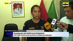 Video: Blanqueo de vehículos robados  - ABC Noticias - ABC Color