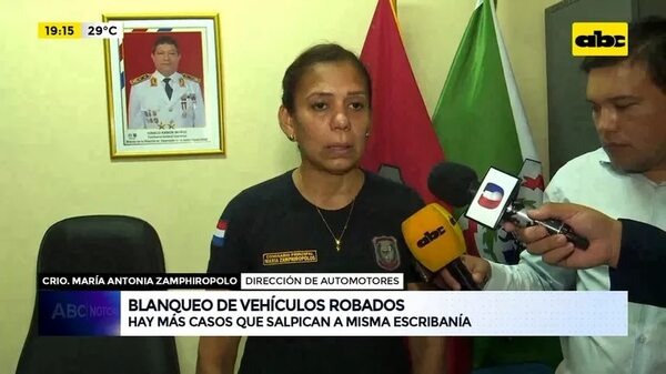 Video: Blanqueo de vehículos robados - ABC Noticias - ABC Color