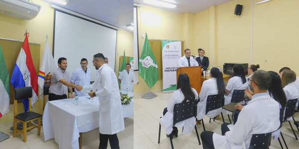 EGRESARON 33 NUEVOS RESIDENTES MÉDICOS DEL HOSPITAL REGIONAL DE ENCARNACIÓN Y LA UNI - Itapúa Noticias