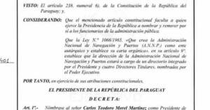 La Nación / Designan a Carlos Morel como nuevo presidente de ANNP