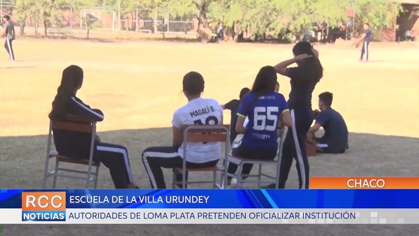 Municipalidad de Loma Plata busca el reconocimiento de la Escuela Urundey