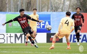 Hugo Cuenca avanza con el Milan a semifinales de la Liga de Campeones juvenil - Fútbol Internacional - ABC Color