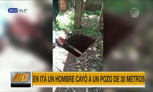 Itá: Cayó a un pozo de 30 metros y sobrevivió de milagro | Telefuturo