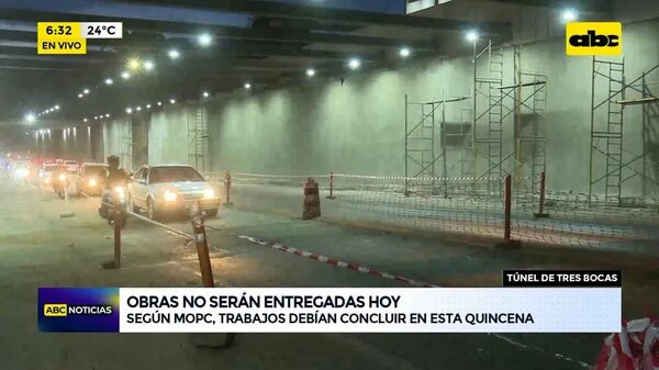 Video: obras no serán entregadas hoy - ABC Noticias - ABC Color