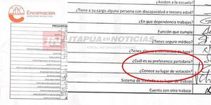 ENCARNACIÓN: HOSTIGAN A FUNCIONARIOS MUNICIPALES PARA QUE DIGAN A QUÉ PARTIDO PERTENECEN  - Itapúa Noticias