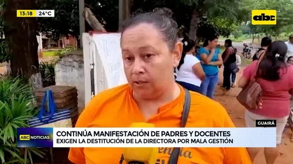 Video: Continúa manifestación de padres y docentes - ABC Noticias - ABC Color
