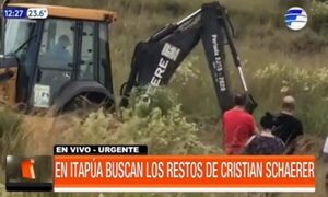 Buscan restos de Cristian Schaerer en Itapúa | Telefuturo