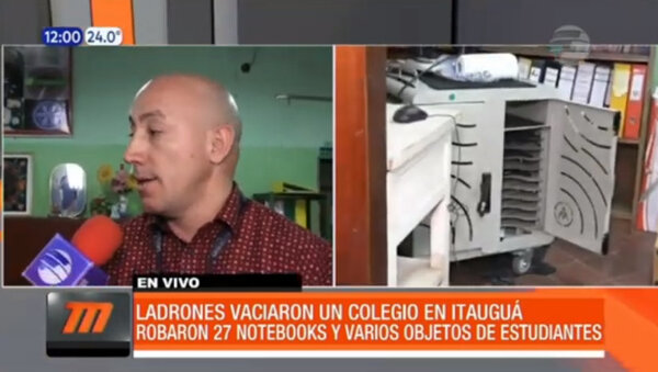 Ladrones vaciaron un colegio de Itauguá | Telefuturo