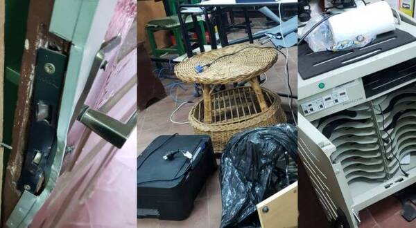 ¡Lamentable! Malevos se llevaron 27 notebook de un colegio de Itauguá
