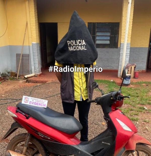 Policía detiene a un hombre en barrio Obrero con motocicleta robada en Brasil - Radio Imperio