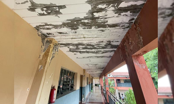 Escuela Wenceslaa en estado deplorable tras G. 312 millones invertidos por la administración Eladio González - OviedoPress