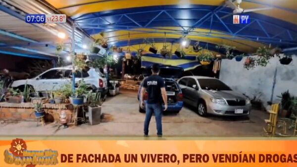 Allanan supuesto vivero narco en Luque