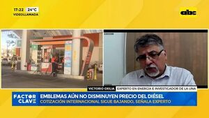 Video: Emblemas aún no disminuyen precio del diésel - Factor Clave - ABC Color