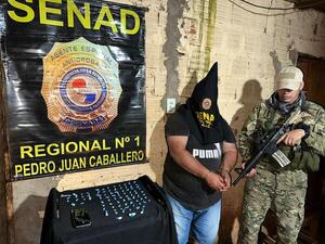 Allanan vivienda donde comercializaban droga al menudeo.