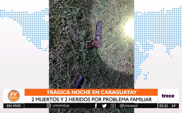Riña familia en Caraguatay deja dos muertos y dos heridos - trece