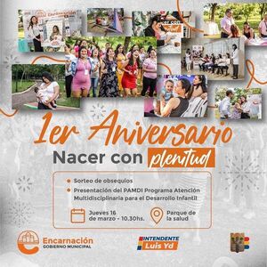 Programa Nacer con Plenitud cumple 1 año fomentando y promocionando nacimientos seguros