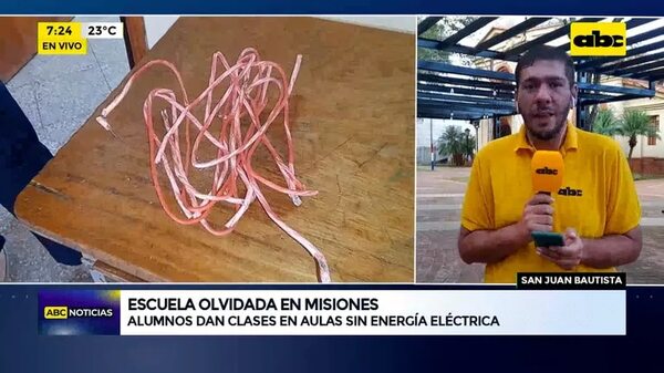 Video: escuela olvidada en Misiones  - ABC Noticias - ABC Color