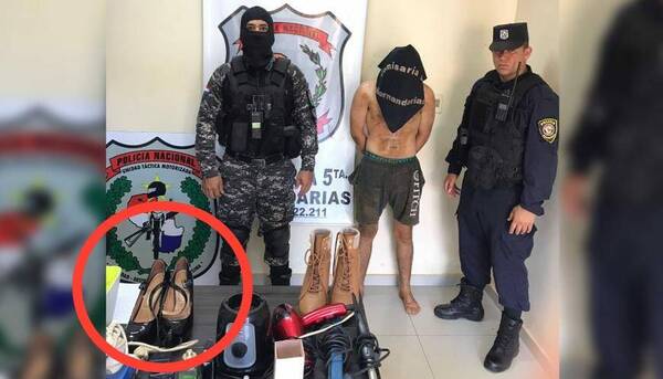 Atrapan al “roba tacones” de Hernandarias