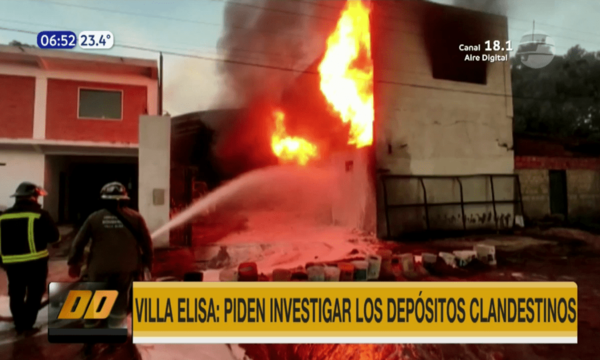 Piden investigar depósitos clandestinos de combustible en Villa Elisa | Telefuturo