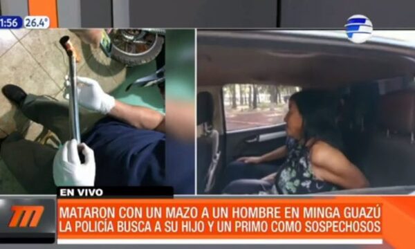 Mataron con un mazo a un hombre en Minga Guazú | Telefuturo
