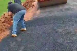 MOPC suma unos 12.500 metros de nuevos asfaltados en San Pedro y Alto Paraná