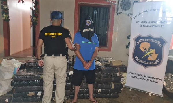 Requieren juicio oral para hombre que cayó con 1.000 kilos de marihuana