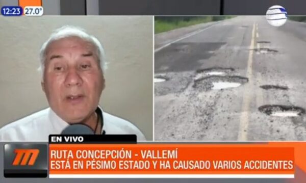 Ruta Concepción - Vallemí está en pésimo estado | Telefuturo