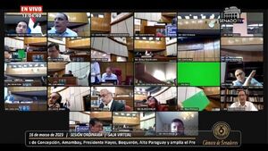Senado posterga estudio de declaración de emergencia para varios departamentos
