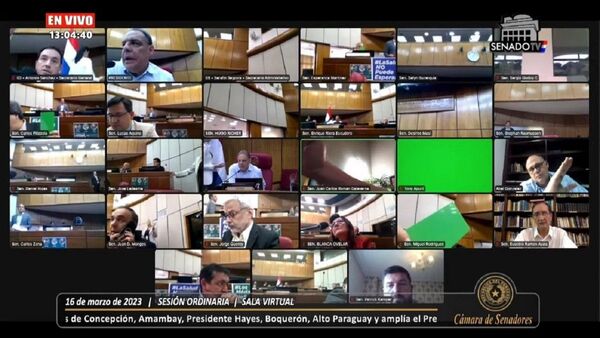 Senado posterga estudio de declaración de emergencia para varios departamentos