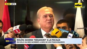 Rolón: Sandra ‘‘desangró’’ a la fiscalía - ABC Noticias - ABC Color