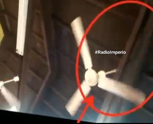 Ventilador de escuela Cerro Corá a punto de caer sobre alumnos - Radio Imperio