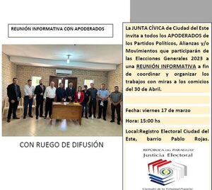 Junta Cívica coordinará tareas con miras a elecciones
